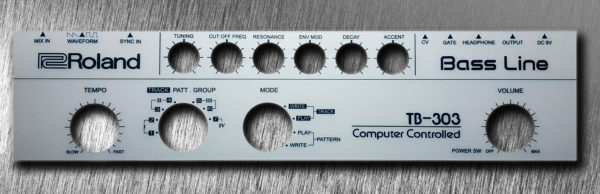 TB303 Overlay Transparent Schwarz